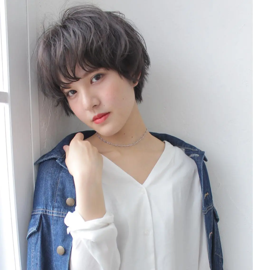 ショート 切りっぱなしボブ ショートボブ ハンサムショート ボブ ショートヘア 初めてのショート お任せください✂️のヘアスタイル