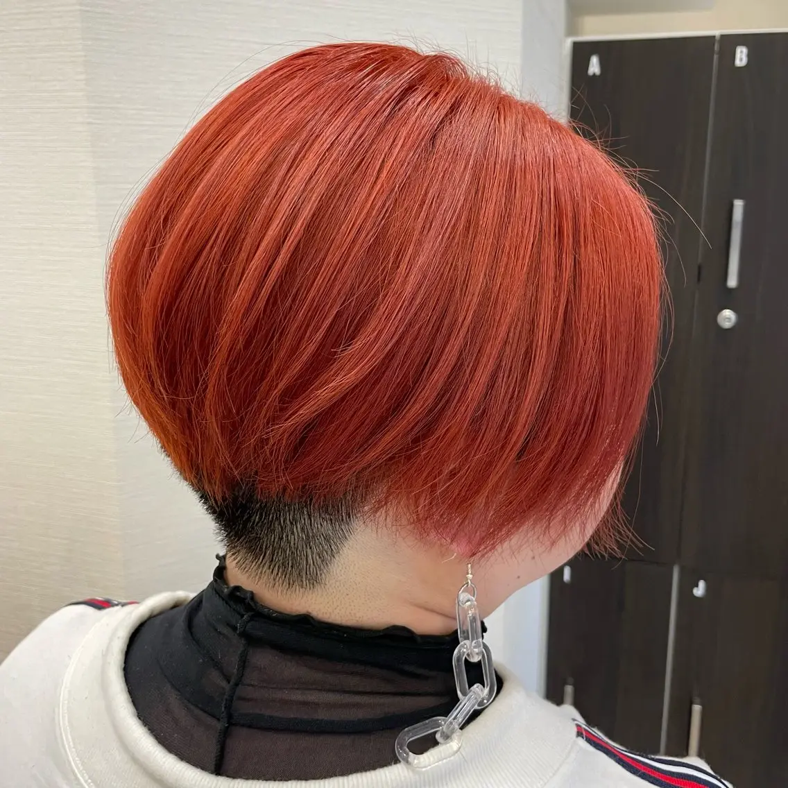 ショート カラー メンズ 刈り上げ ショートヘア ヘアカラー トリートメント 🦋髪質改善 今宮梨沙🦋のヘアスタイル