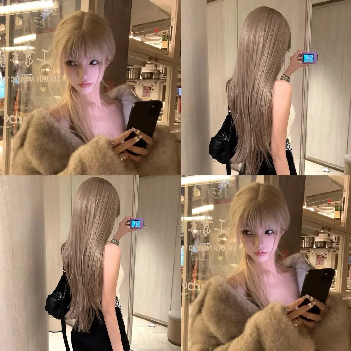 【🌟ブリーチ+カラー🌟+うる艶トリートメント】👩🏼🩶🤎の写真