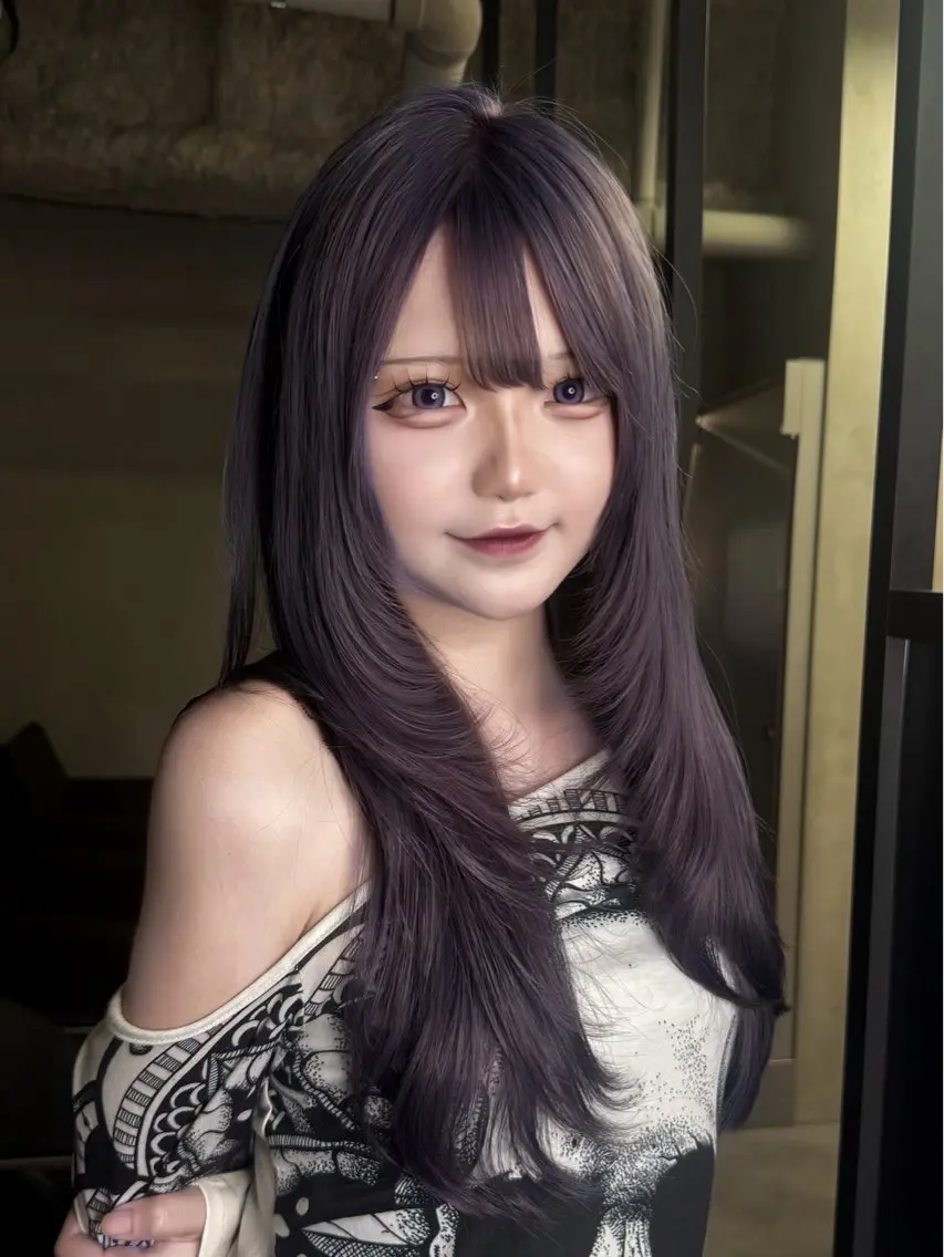 ロング 奥山 みのりのヘアスタイル