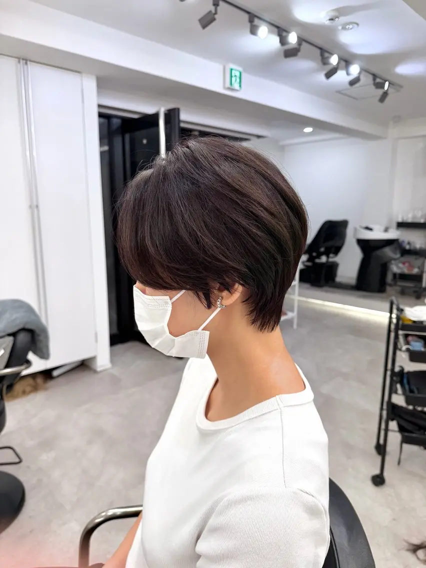 ショート 大人可愛いショート/ オシャレボブ田中大貴のヘアスタイル