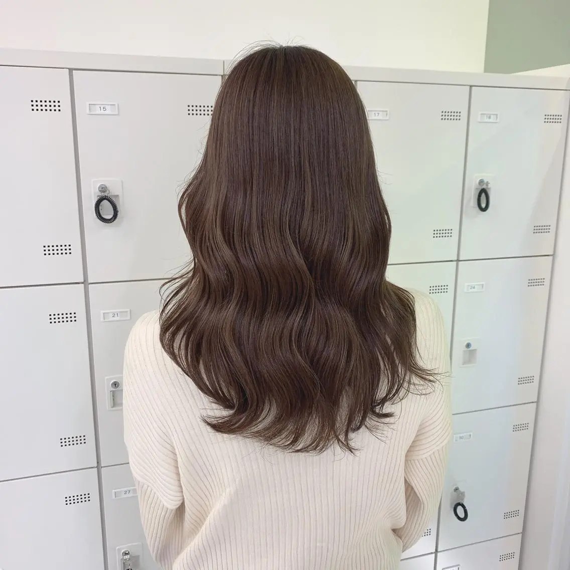 ロング カラー ヘアカラー トリートメント 🍒韓国暖色ヘア NO.1🍒🪽のヘアスタイル