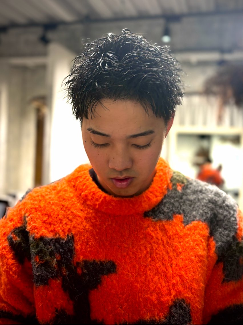 メンズ 溝渕 天馬のヘアスタイル