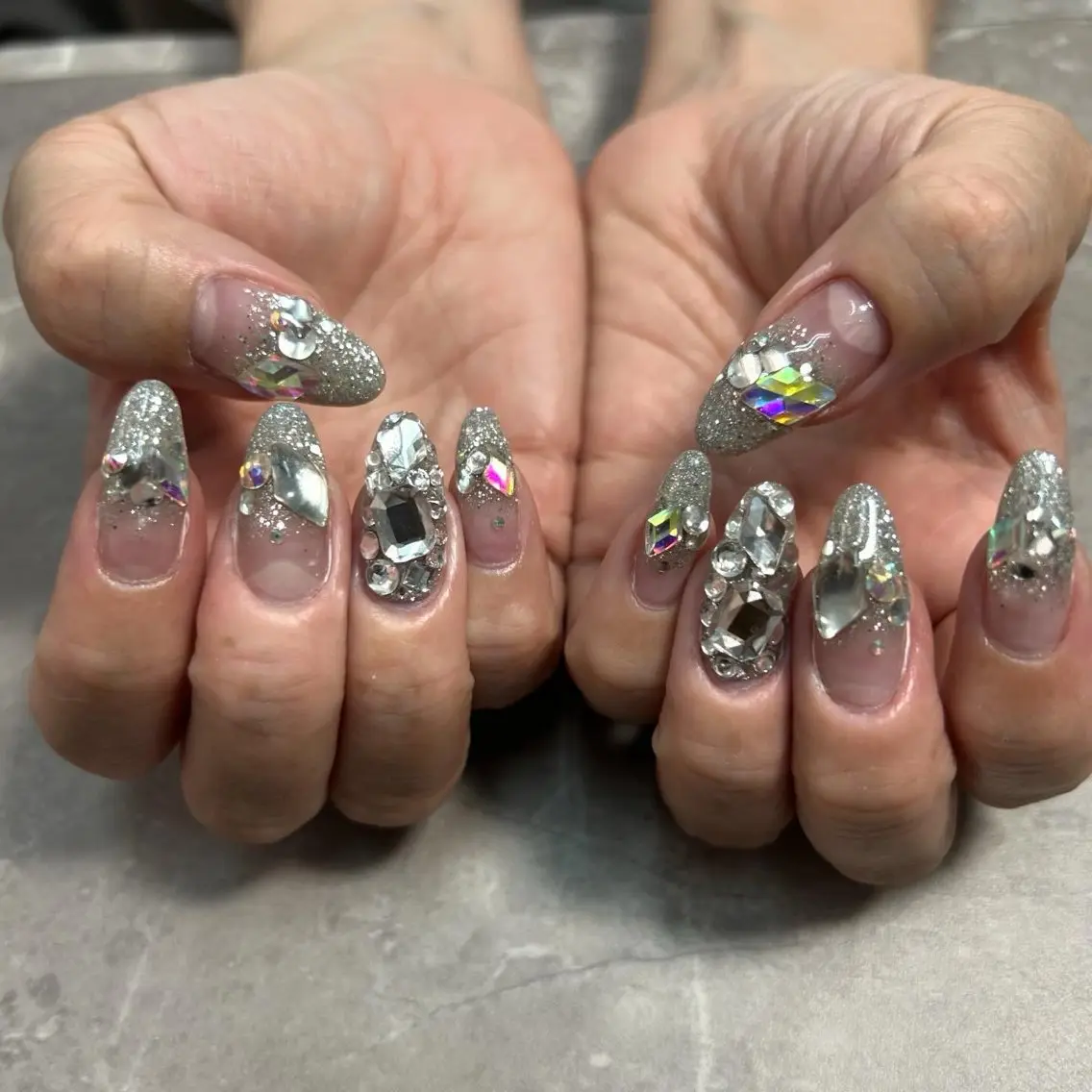 ネイル ラメ(グリッター) Lulea nailのネイルデザイン
