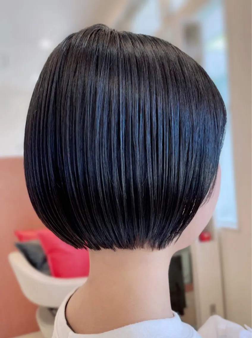 ショート ボブ LiTA 浜線店 かなえみゆうのヘアスタイル