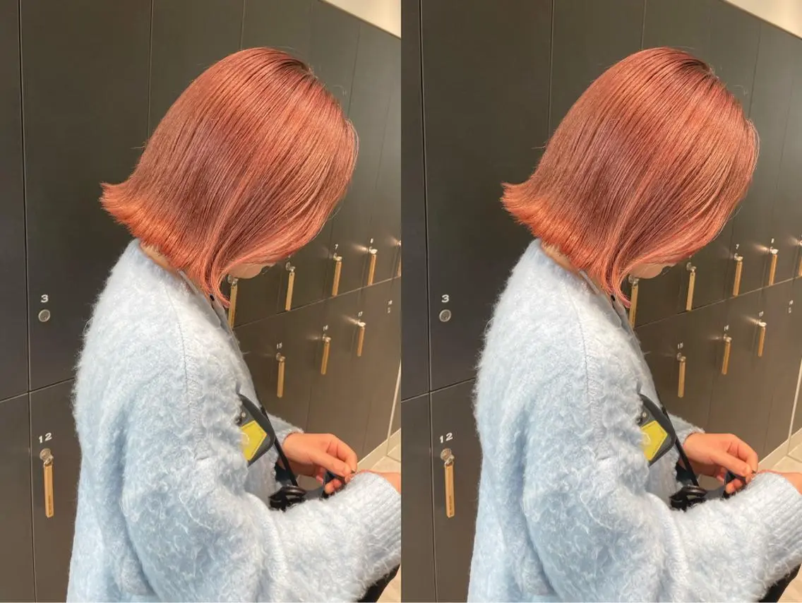 ショート カラー カット ヘアカラー トリートメント ♥️ブリーチ/ボブ/ レイヤー♥️maiのヘアスタイル