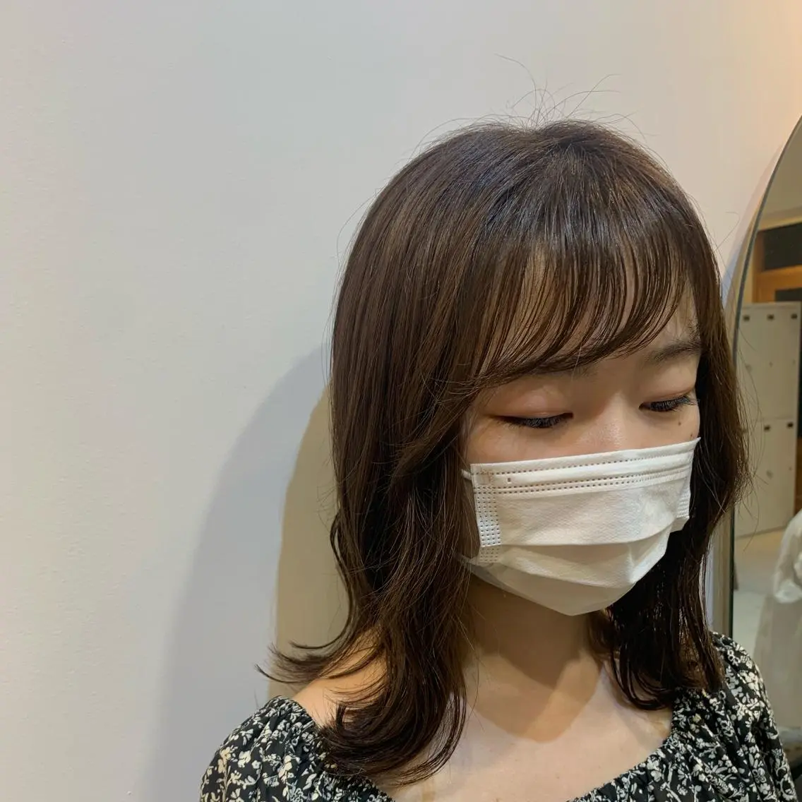 ミディアム カラー ヘアアレンジ REONA🪽✨薬院 レイヤーカット🫧のヘアスタイル