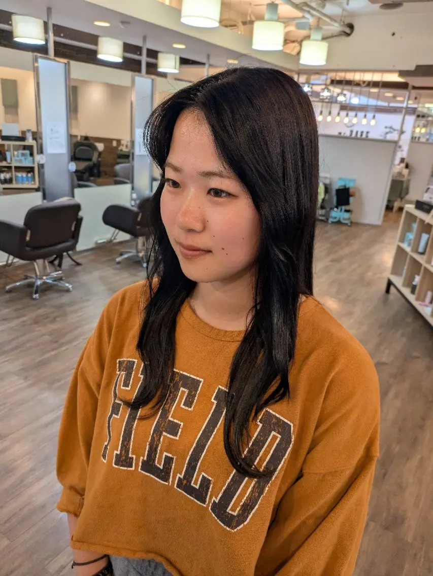 カラー ヘアカラー トリートメント 束感まつぱ🫧 なつき🫧のヘアスタイル