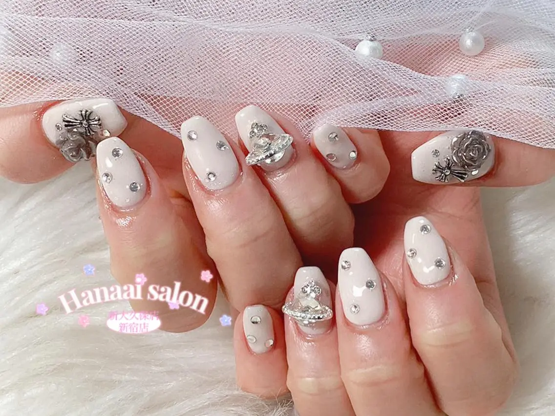 ネイル アートネイル フットネイル ジェルネイル グラデーション 韓国ネイル Hanaai salon あまねのネイルデザイン