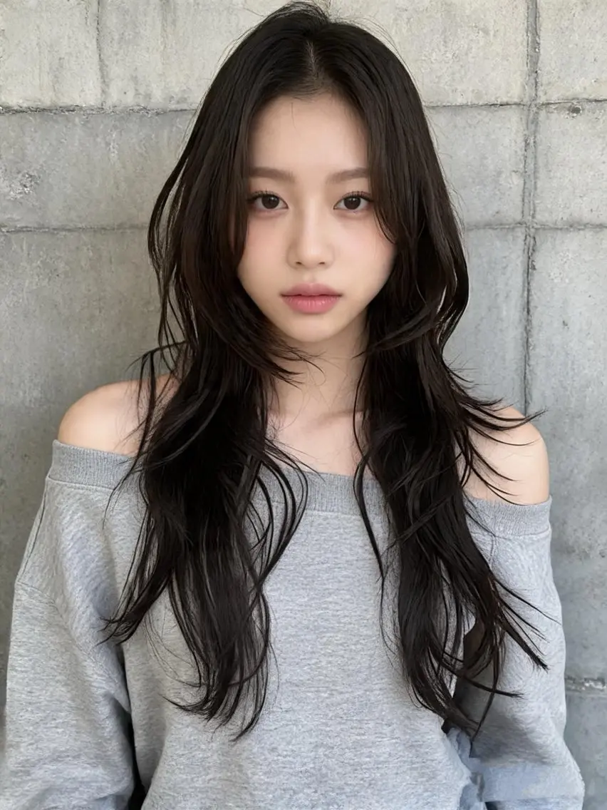 ロング カラー ショートボブ アッシュ アッシュグレー バレイヤージュ ミストバング カット ヘアカラー トリートメント ウルフカット 811 大阪梅田 ウルフのヘアスタイル