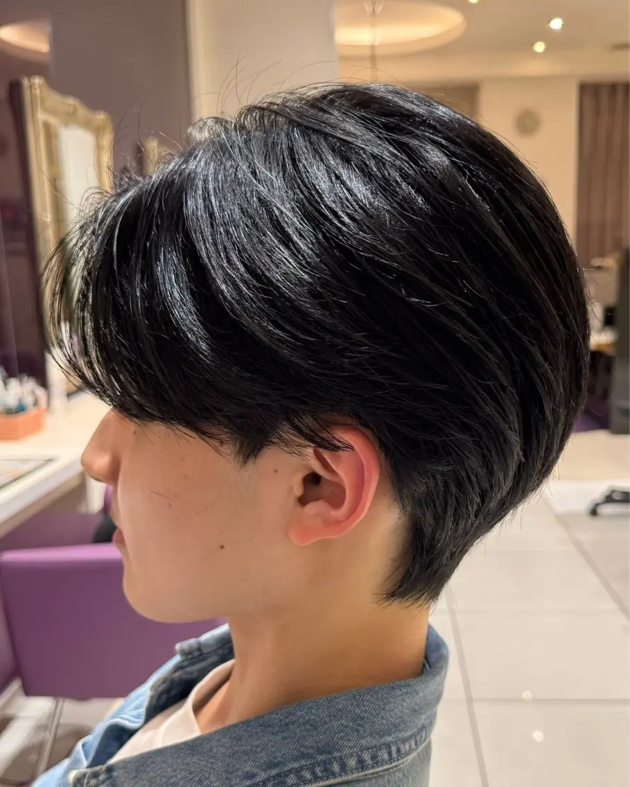 パーマ メンズ 玉置 晴太郎のヘアスタイル