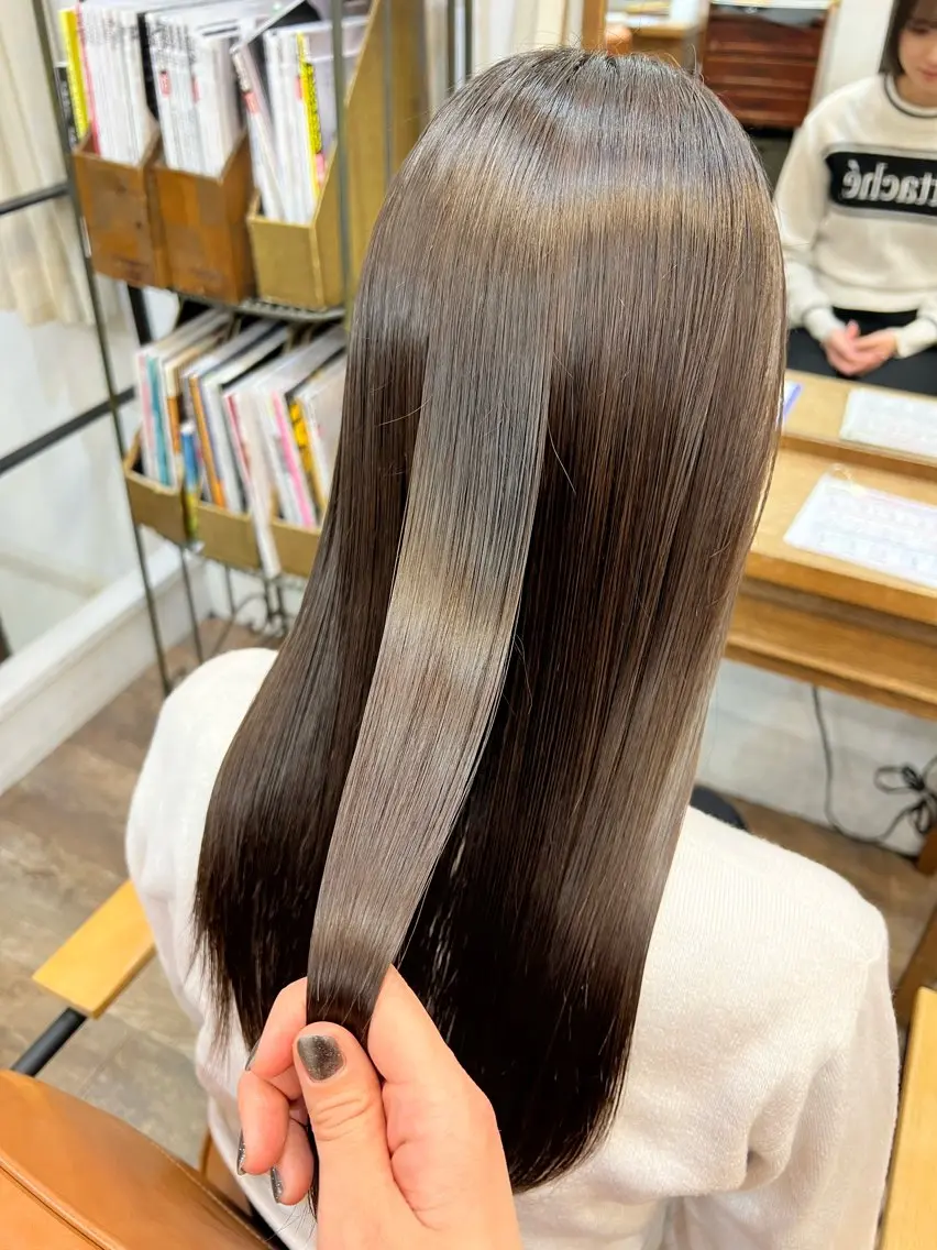 トリートメント付✨艶髪🎀ナチュラル縮毛矯正✨通常¥18700→¥5000の写真