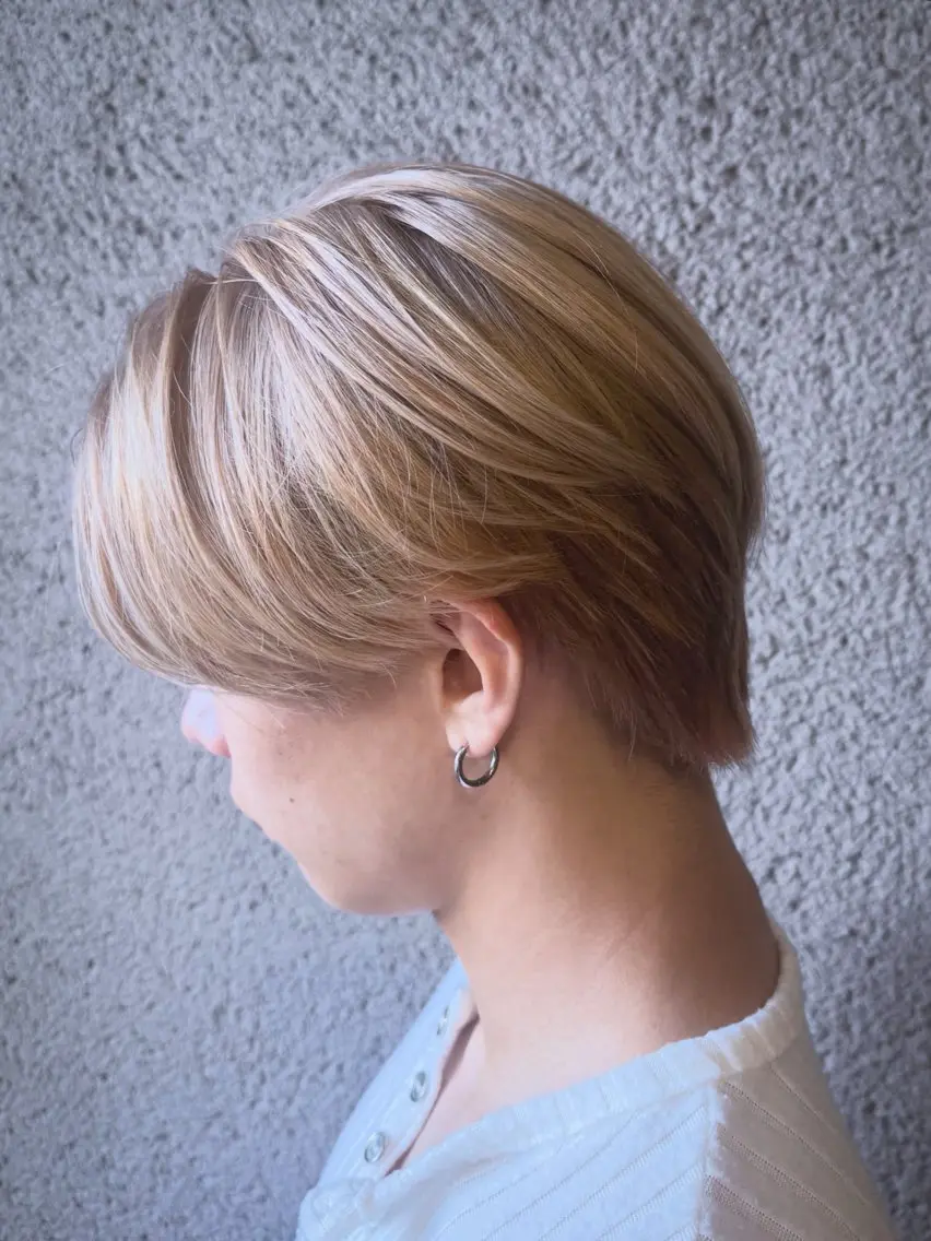 カラー メンズ 透明感color ハイトーン✨みくりのヘアスタイル