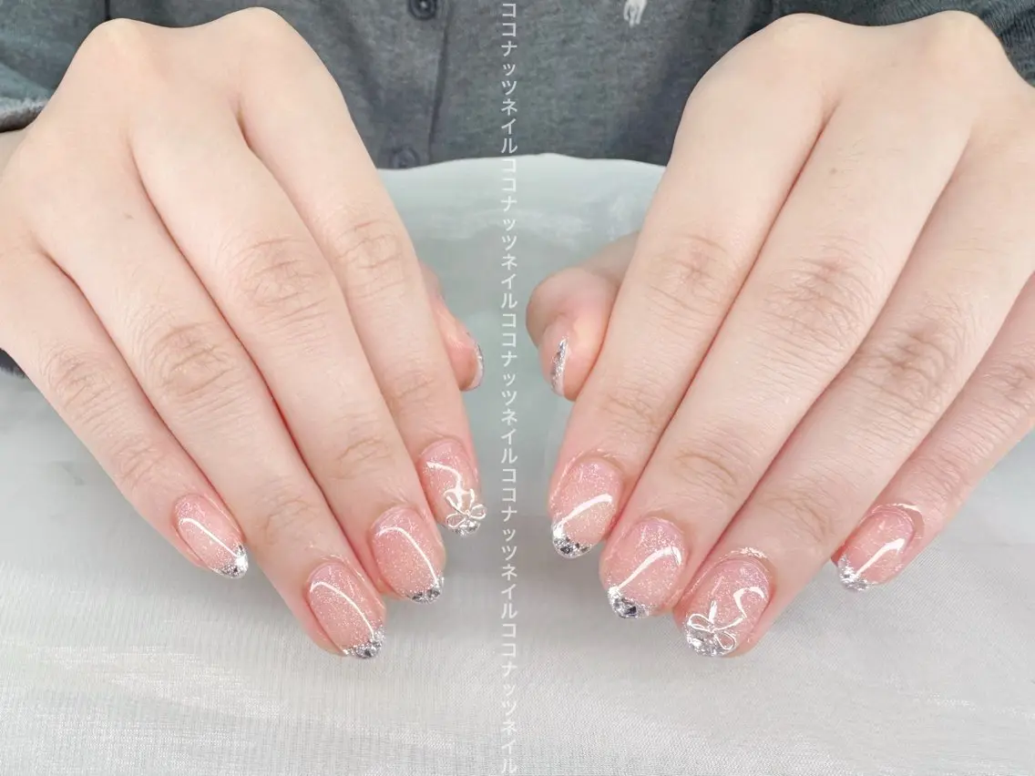 ネイル HOSHINO NAIL_長さだしのネイルデザイン