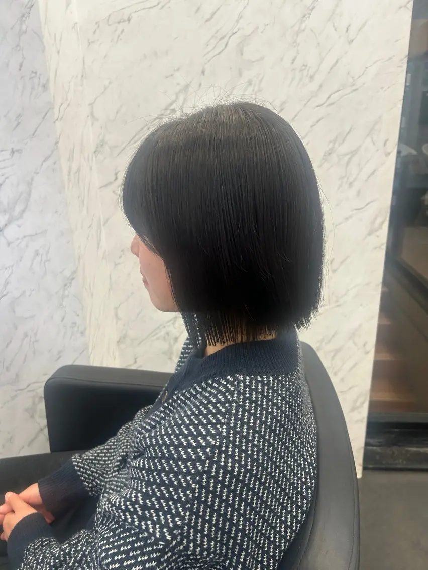 ショート ボブ カット カット¥1100 ✂️MIUのヘアスタイル