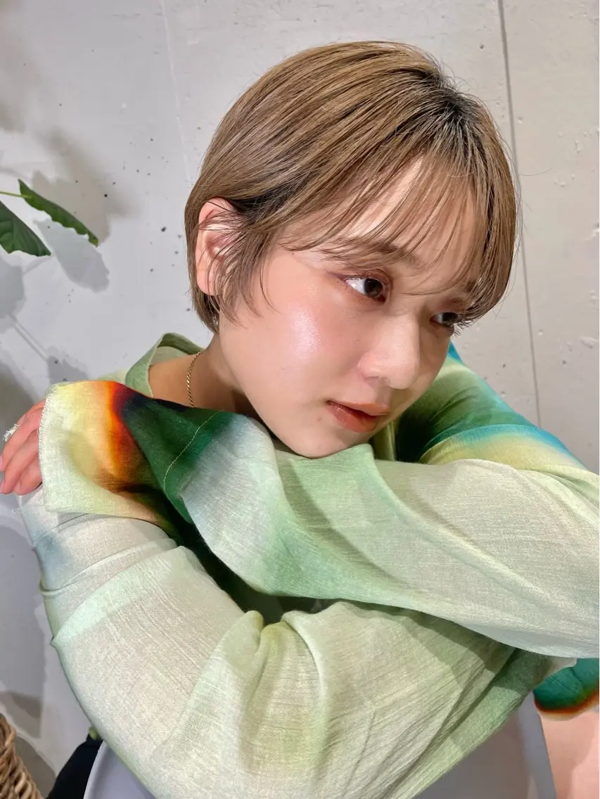 【平日新規限定】カット+透明感カラー30%OFFクーポンの写真
