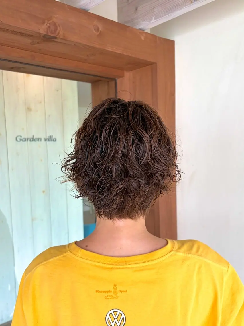 ショート パーマ ショートヘア ひまり🌻| カットモデル募集中のヘアスタイル
