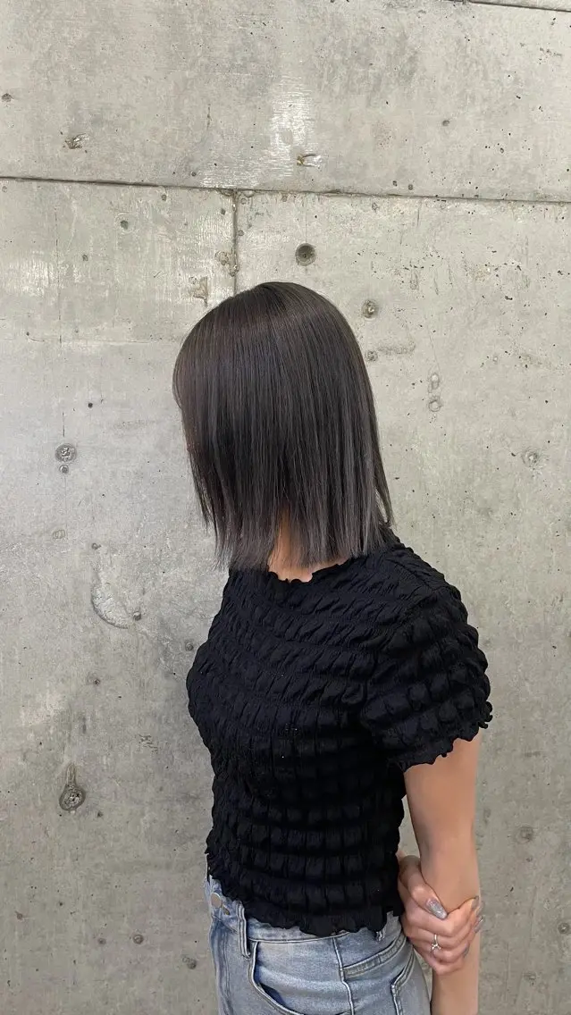 ミディアム 矢野 恵里佳のヘアスタイル