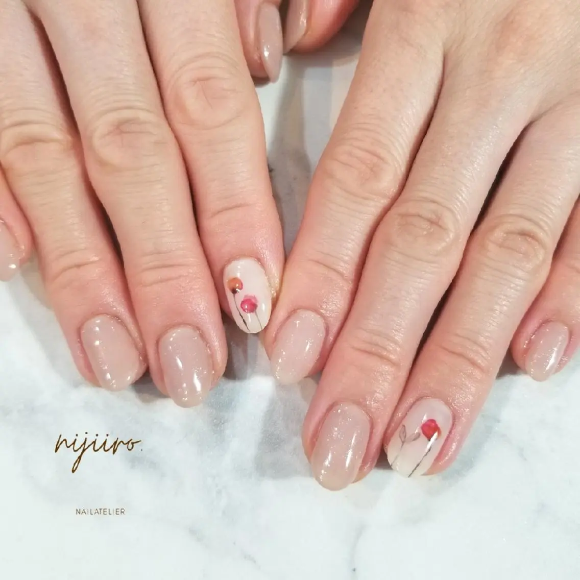 ネイル ハンドネイル nijiiro🌈 サトウのネイルデザイン