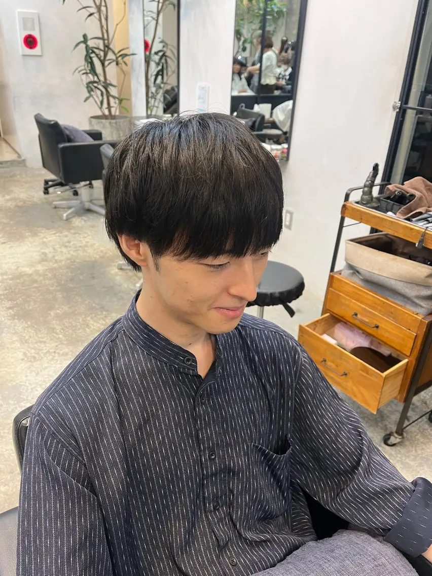 メンズ マッシュ 東　　茉央/カラー/ パーマ🧸銀座のヘアスタイル