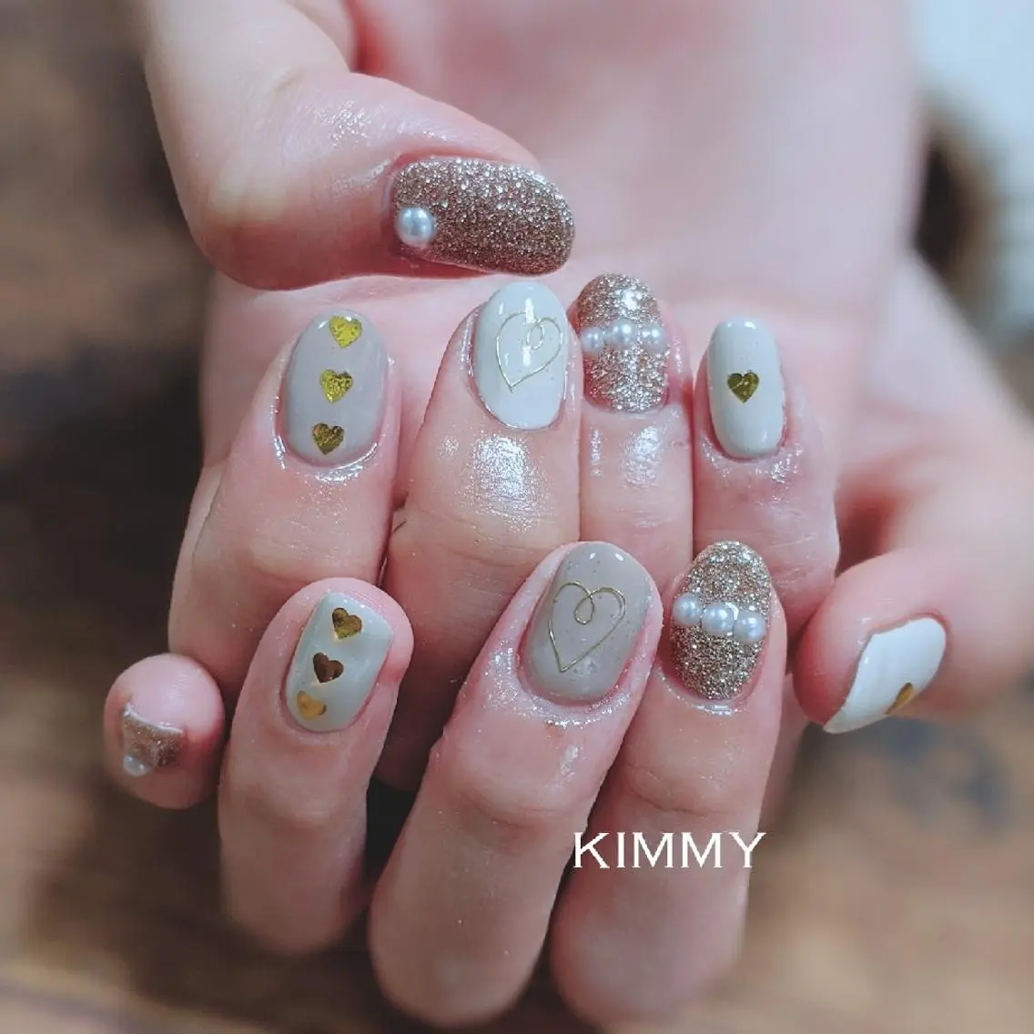 ネイル ハンドネイル kimmy nailsのネイルデザイン