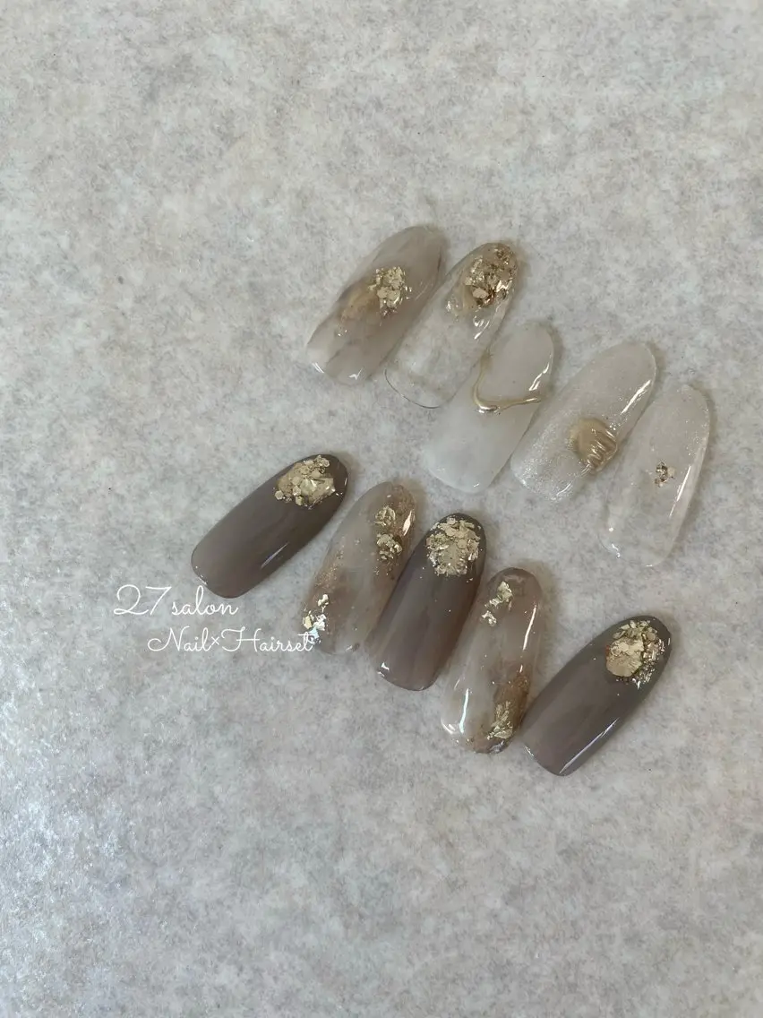 ネイル ニュアンスネイル 27salon yuinaのネイルデザイン