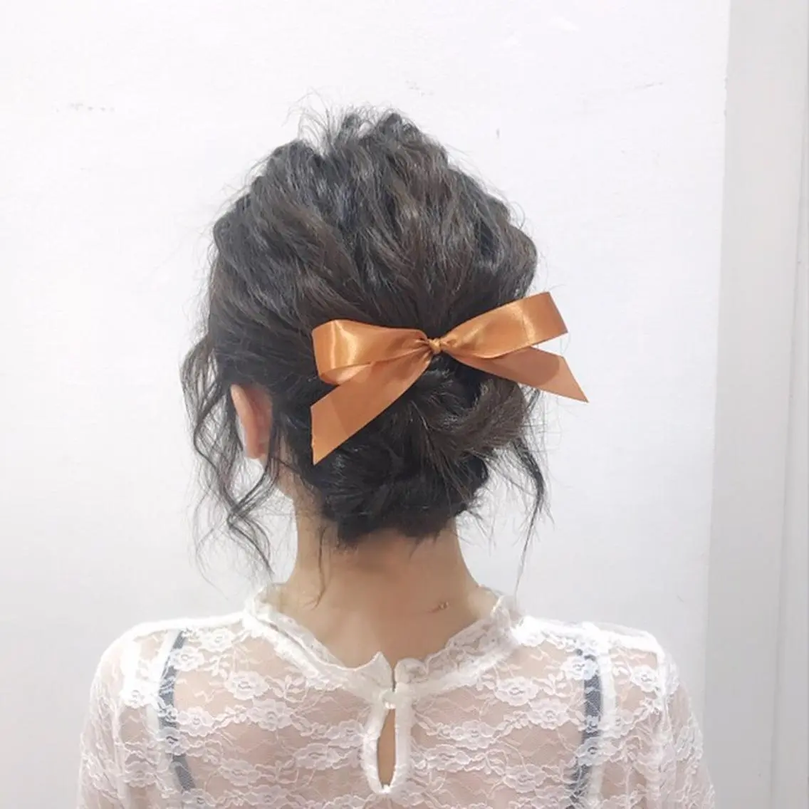 ミディアム ヘアアレンジ 木川 愛子のヘアスタイル
