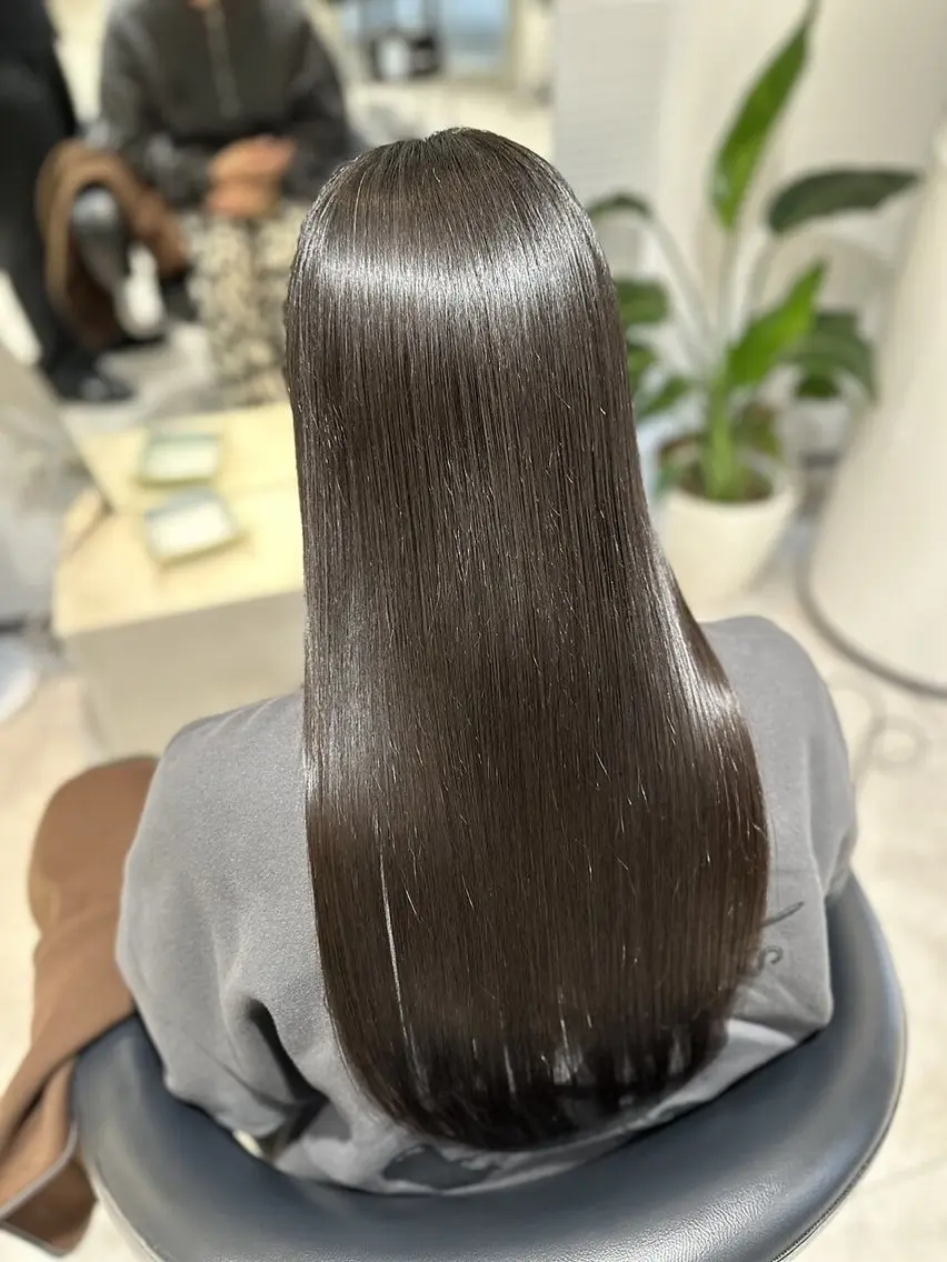 ロング パーマ 縮毛矯正 トリートメント 美髪矯正🫧艶髪特化 🫧関口太郎のヘアスタイル