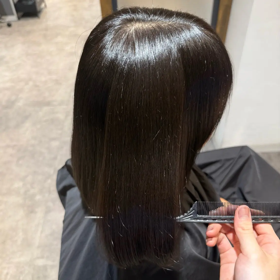 ミディアム カラー 千葉 優奈のヘアスタイル