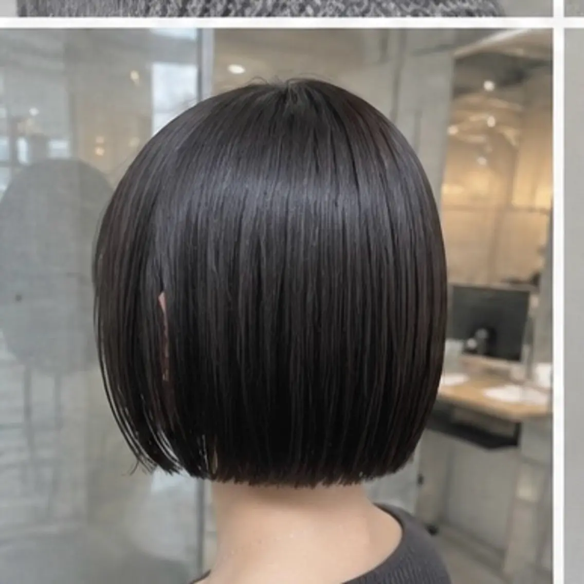 【🧸ぱつっと艶髪ボブへ~🧸】カット+ワンカラー(ボブ)の写真