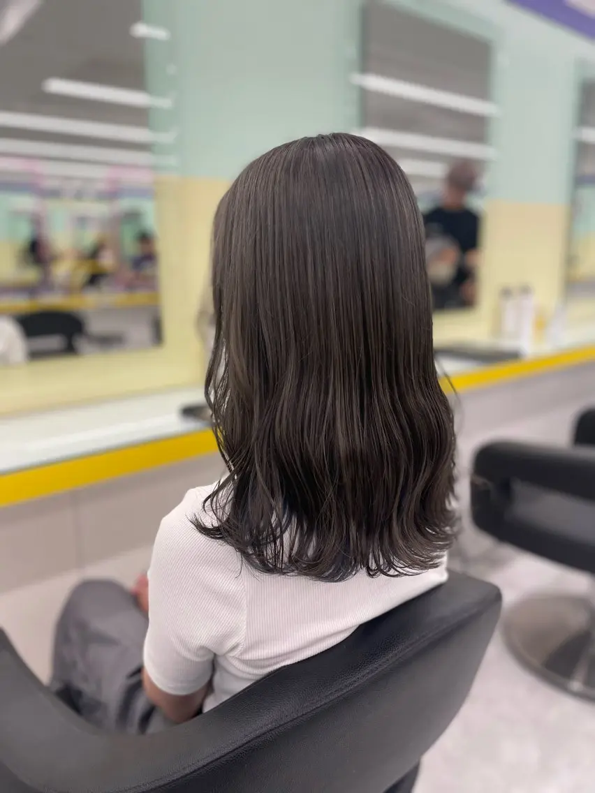 セミロング カラー ヘアアレンジ カット ヘアカラー トリートメント 【透明感×レイヤー】 🍃RIKU🍃のヘアスタイル