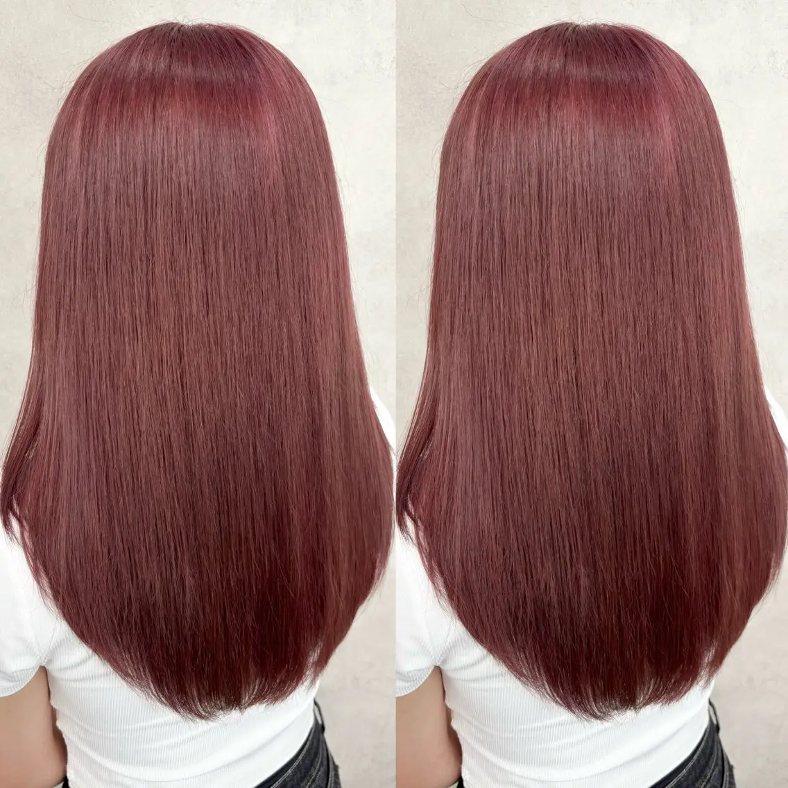 ロング カラー ベージュカラー ブリーチ ピンクカラー ピンクベージュ ヘアカラー Rin♡透明感ピンク 🎀白肌ラベンダーのヘアスタイル