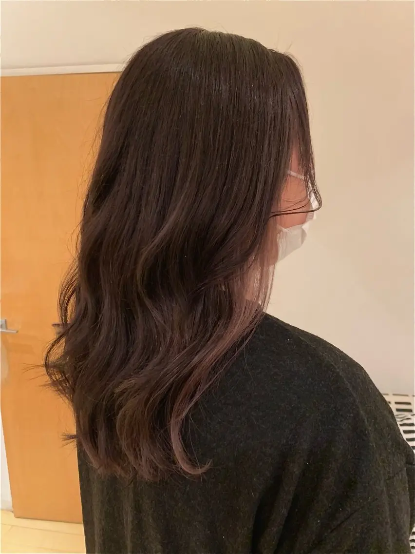 ロング カラー 透明感カラー イルミナカラー ラベンダーカラー 川越/organic 根本アユミのヘアスタイル
