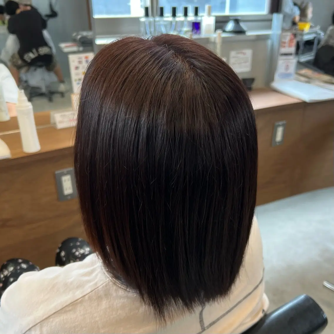 セミロング カラー ブラウンカラー ピンクカラー ピンクブラウン ヘアカラー 💫齋藤 ハル💫 /郡山/ヘアカラーのヘアスタイル