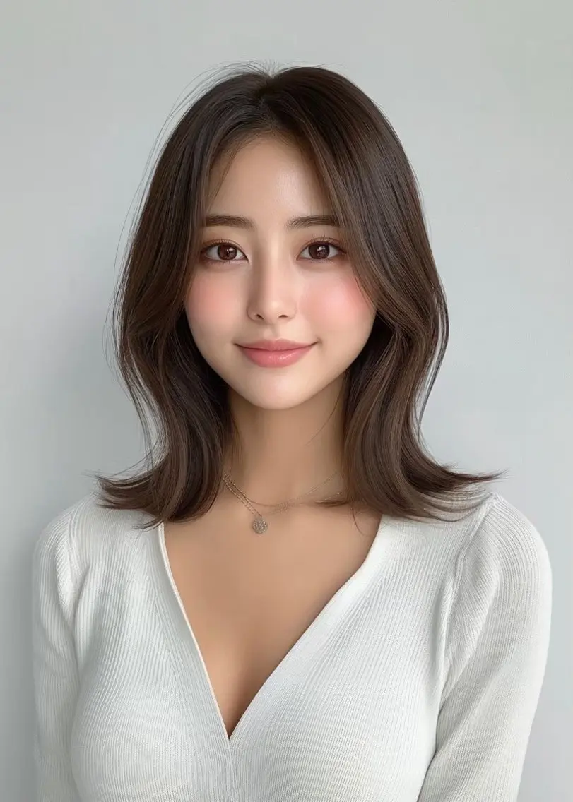ミディアム 【レイヤー特化】 ミディアム/深川諒のヘアスタイル