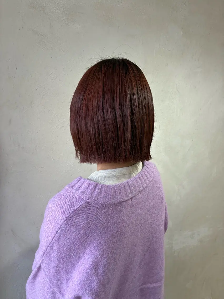 ショート カット ヘアカラー トリートメント Yucca/ モモコのヘアスタイル
