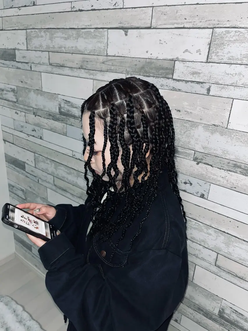 【練習モデル募集中❣️】地毛braids2時間メニュー★の写真
