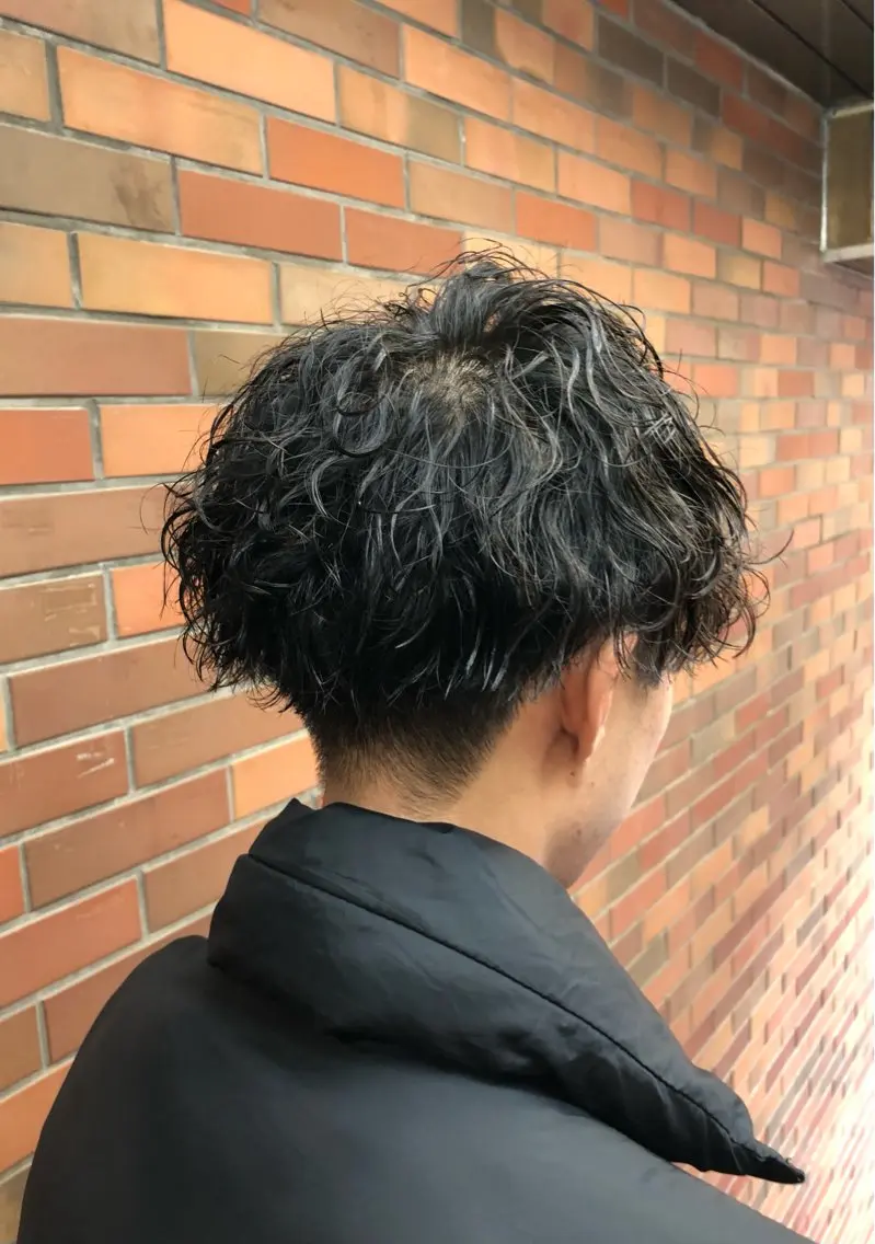 パーマ メンズ 波巻きパーマ TOSHIKI| 上福岡メンズ|副店長のヘアスタイル