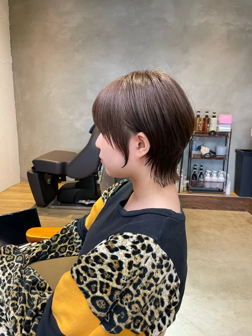 ショート カラー カット ヘアカラー トリートメント 【ショートカット 美髪矯正】今井隆太のヘアスタイル