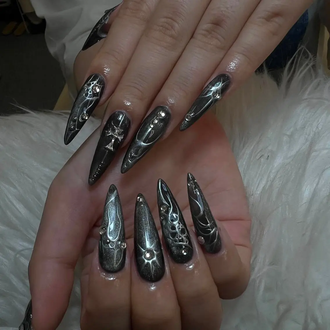 ネイル ハンドネイル ANH NAIL ゴテゴテ専門店💎のネイルデザイン