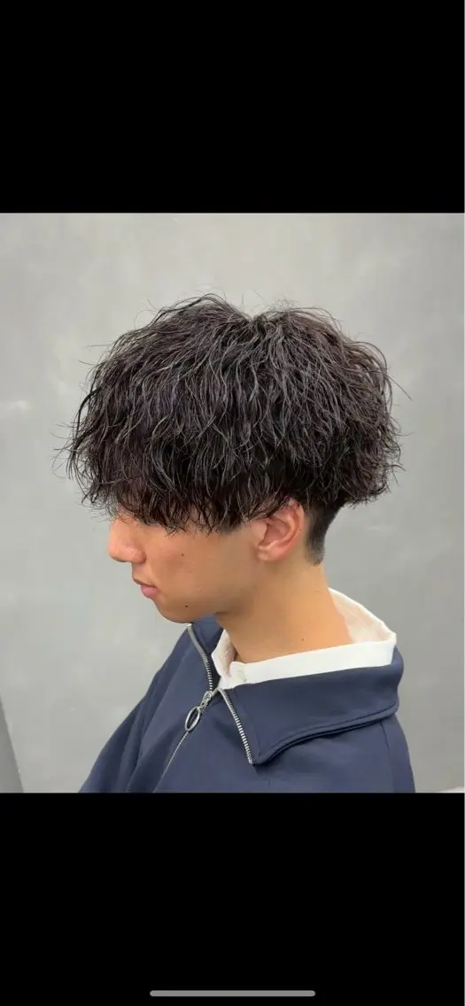 ショート パーマ メンズ メンズパーマ 山﨑 結太のヘアスタイル