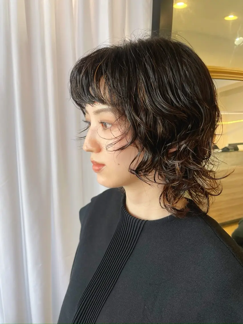 ショート カラー パーマ ショートボブ ボブ 伸ばしかけ ショートヘア カット ヘアカラー パーマ トリートメント 似合わせ特化❤️ カット/パーマ/梅田のヘアスタイル