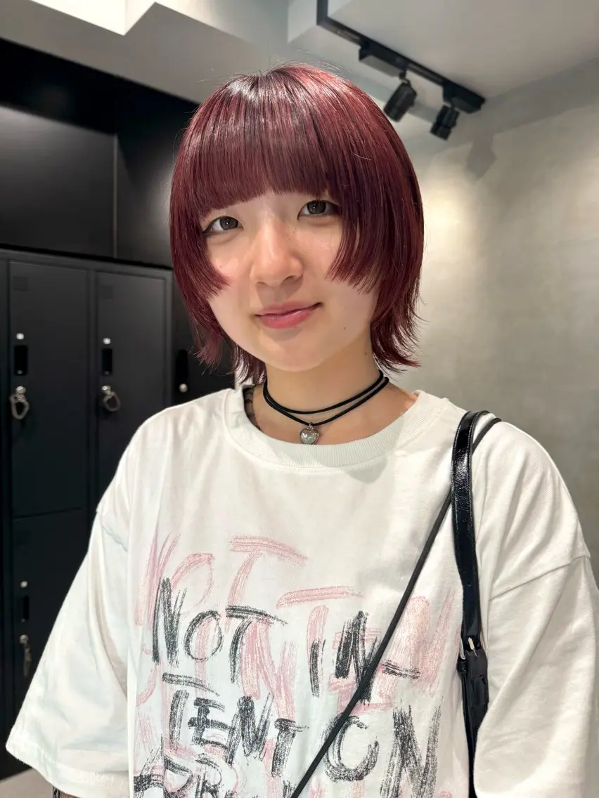 ショート カラー ヘアカラー Azu🩰/ 透明感 カラー🎀/アレンジのヘアスタイル