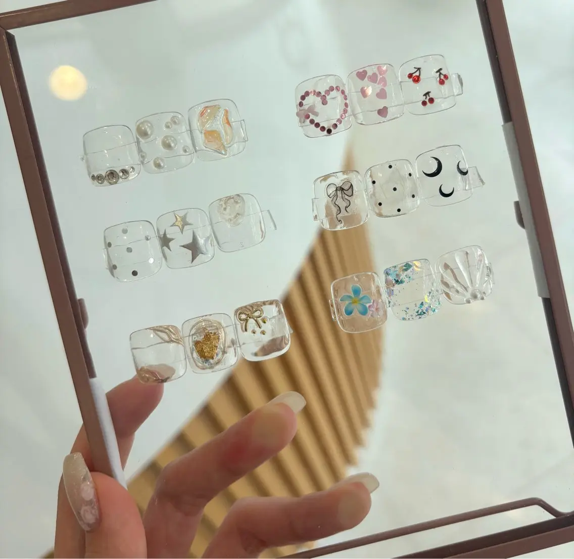 foot人気menu🌱親指定額デザイン♡（オフなし） ※サンプルデザインから選んでいただきます🙌🏻の写真