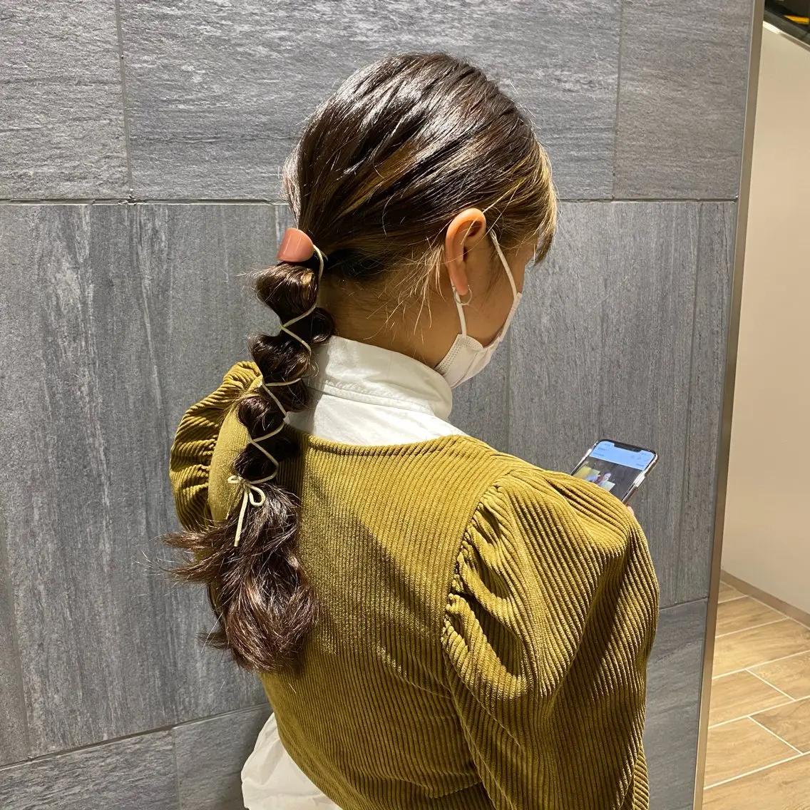 ロング ヘアアレンジ 簡単アレンジ 暖色カラー /ヘアアレンジ/花鈴のヘアスタイル