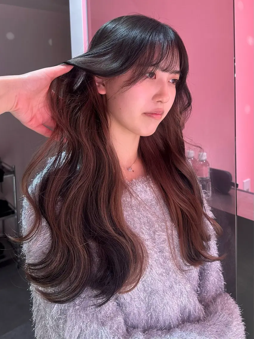 ロング ブリーチカラー /MAHIROのヘアスタイル