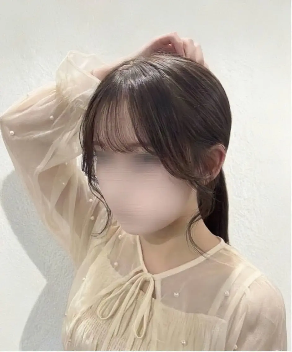 【 横顔美人になれちゃう🎀 】 顔周りカットの写真