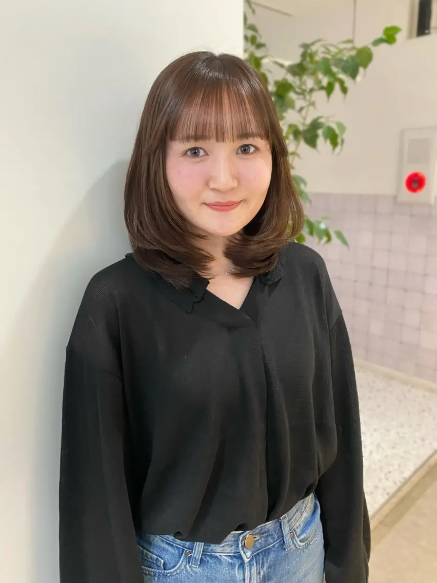 カラー カット ヘアカラー RISAKO レイヤーカット🎀のヘアスタイル