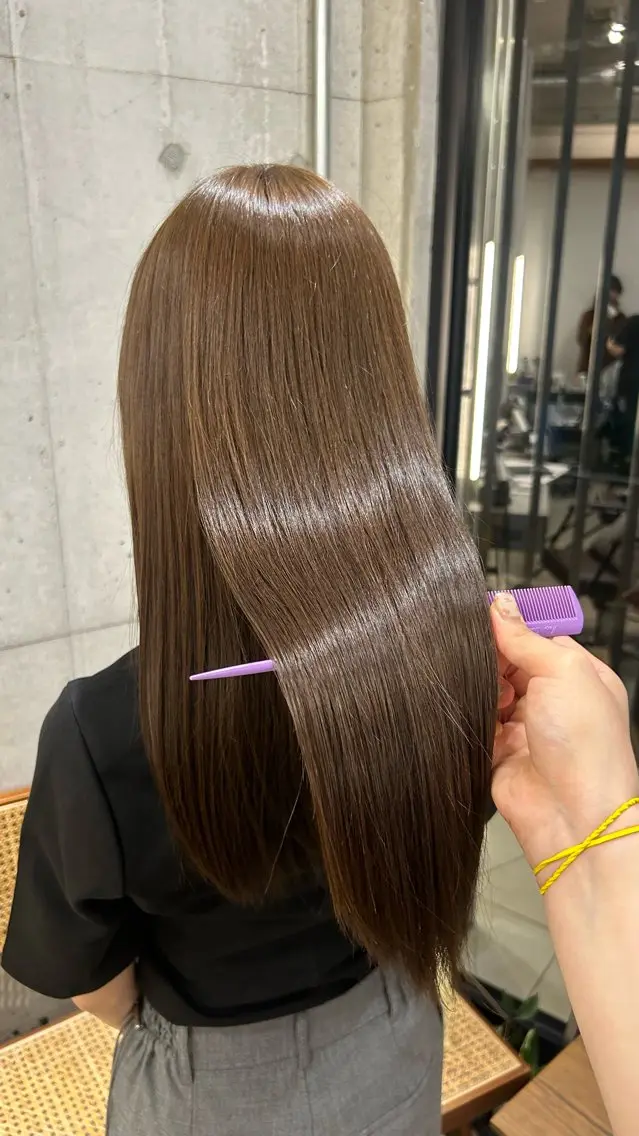ロング ヘアカラー トリートメント 艶髪/透明感カラー ✩.ᐟ˖⁺‧₊悠葵のヘアスタイル