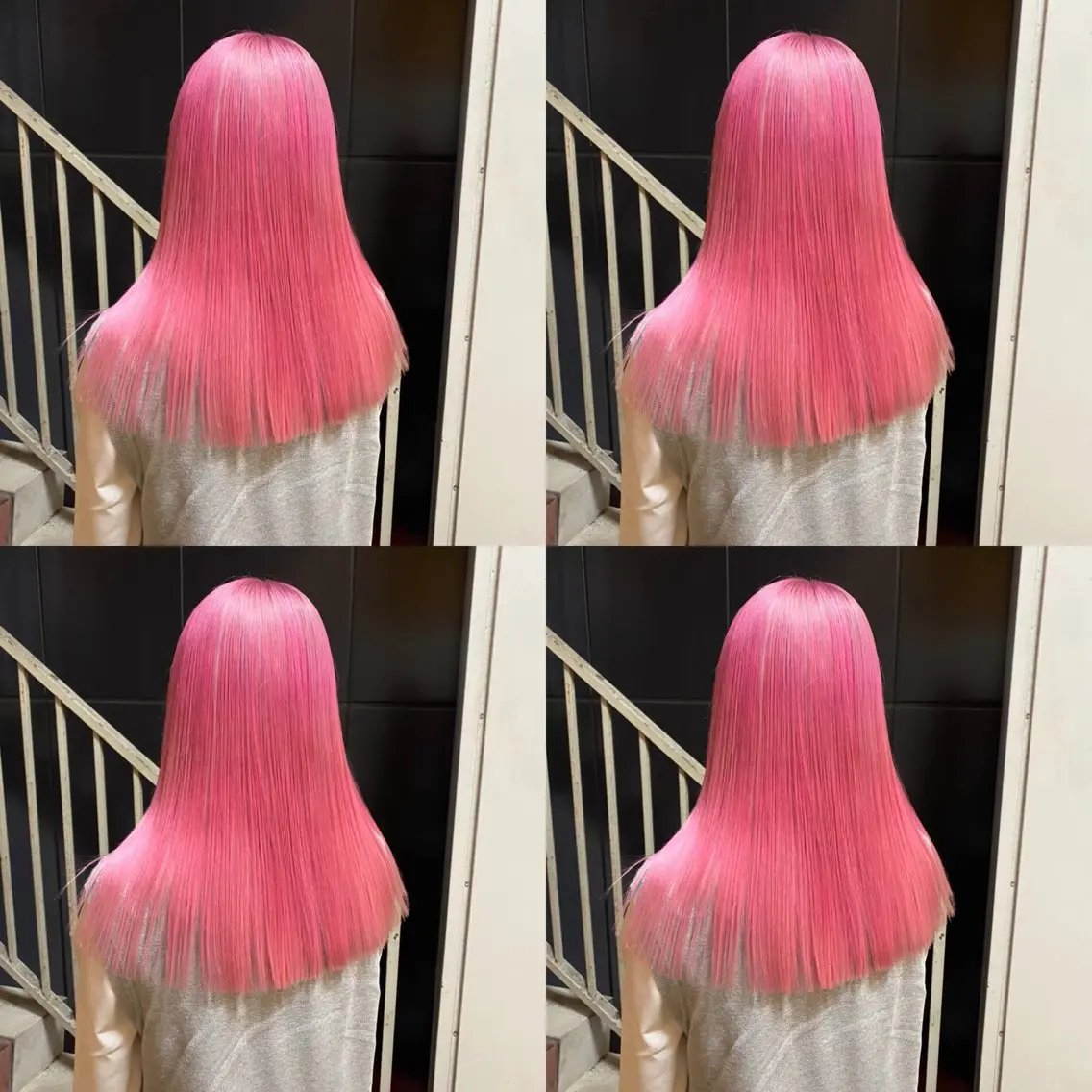 ロング カラー ヘアアレンジ 💎韓国レイヤー ×エクステゆうま💎のヘアスタイル